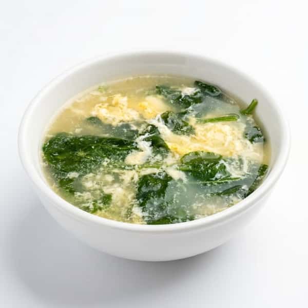 Stracciatella Romana with Spinach Soup