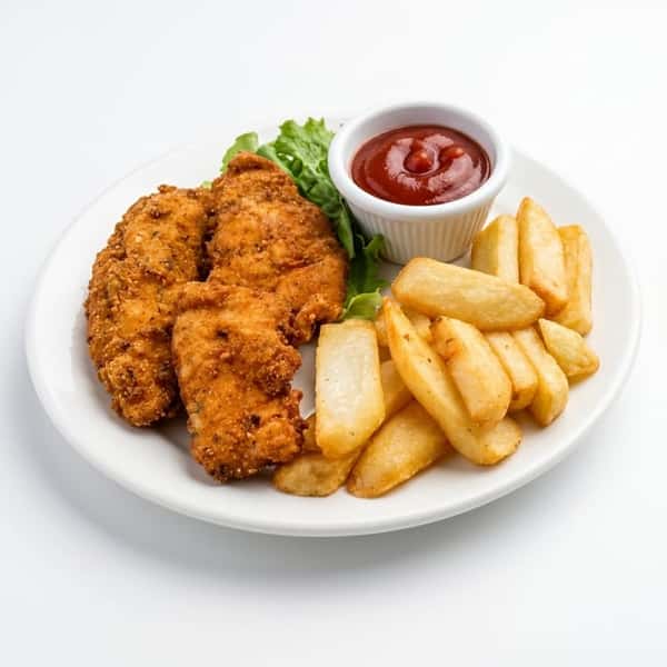 Chicken Tenders With French Fries