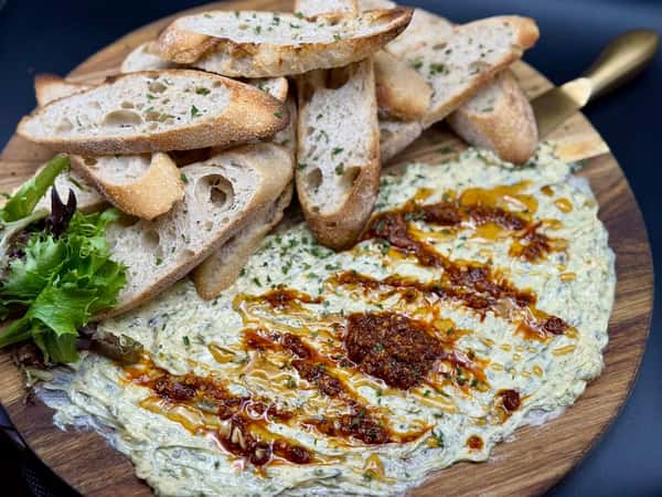 Hot Honey Garlic Butter Board