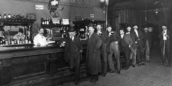 interior of Spar early 1900's