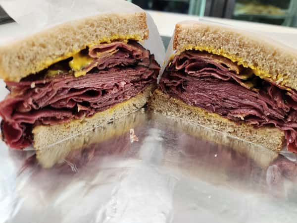 Hot Pastrami Sandwich