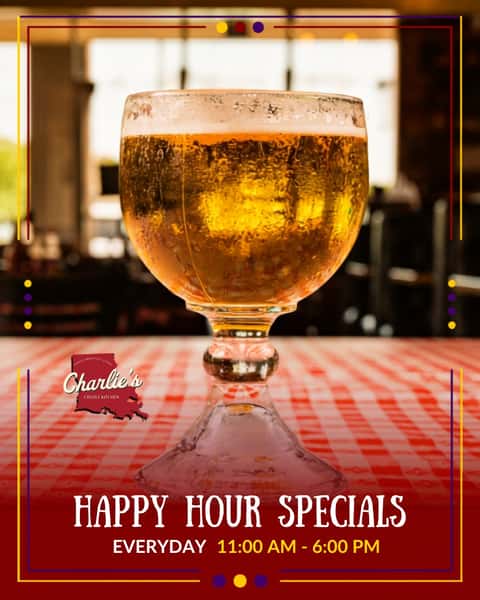 Cancel that "I'll just head home" plan.
Happy Hour is running every day from 11 AM–6 PM, so there's plenty of time to trade your to-do list for a drink in hand. Wine, draft beer, martinis, and fresh oysters? Sounds like a solid decision.
Dine-in only. Clock out and clock into Happy Hour.
#charliescreolekitchen #eastdallas #dallasfood #dallastx #dallasfoodies #charliescreoledtx #LowerGreenville #dallas #dallasmardigras #dallascatholic #stthomasaquinasdallas #lowergreenvilledallas #eastsidedallas #lakewooddallas #mstreetsdallas