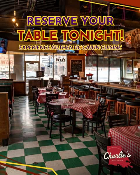 Consider this your sign to make dinner plans. Great Louisiana-inspired food, good company, and a table with your name on it.

Reserve your spot at Charlie's today! Link in bio.

#charliescreolekitchen #eastdallas #dallasfood #dallastx #dallasfoodies #charliescreoledtx #LowerGreenville #dallas #dallasmardigras #dallascatholic #stthomasaquinasdallas #lowergreenvilledallas #eastsidedallas #lakewooddallas #mstreetsdallas
