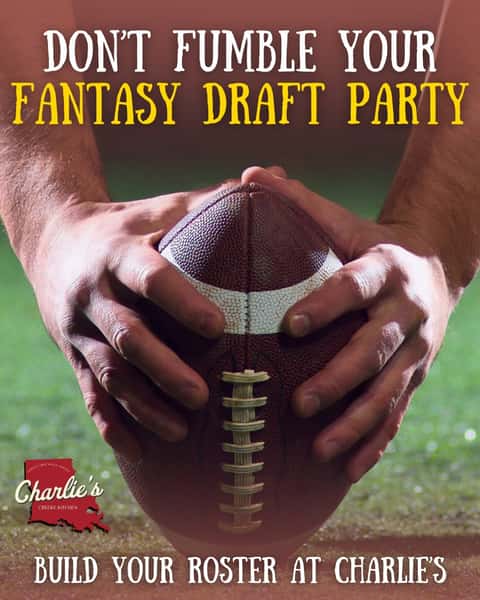 🏈 Your Fantasy Football Draft deserves more than chips on a coffee table.
Bring your league to Charlie's Creole Kitchen for great food, cold drinks, plenty of TVs, and zero cleanup. Draft your team, talk a little trash, and let us take care of the rest.
📅 Reserve your draft party today by tapping the link in our bio.
#charliescreolekitchen #eastdallas #dallasfood #dallastx #dallasfoodies #charliescreoledtx #LowerGreenville #dallas #dallasmardigras #dallascatholic #stthomasaquinasdallas #lowergreenvilledallas #eastsidedallas #lakewooddallas #mstreetsdallas