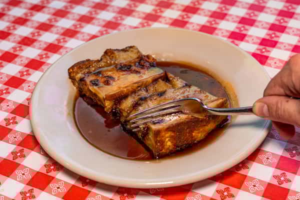 Fork Into Bread Pudding