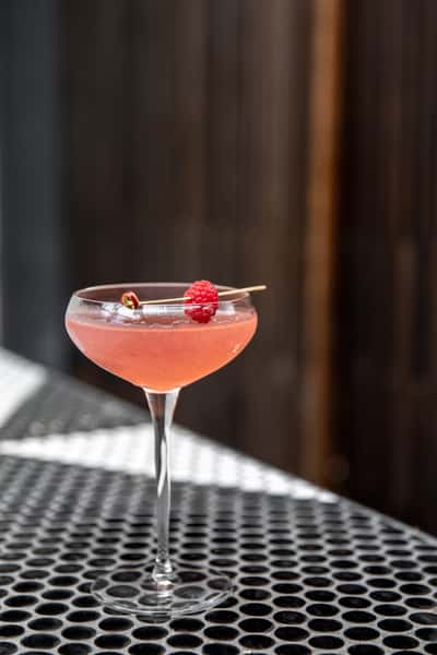 pink cocktail