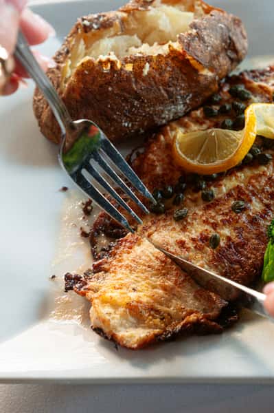 Flounder Piccata