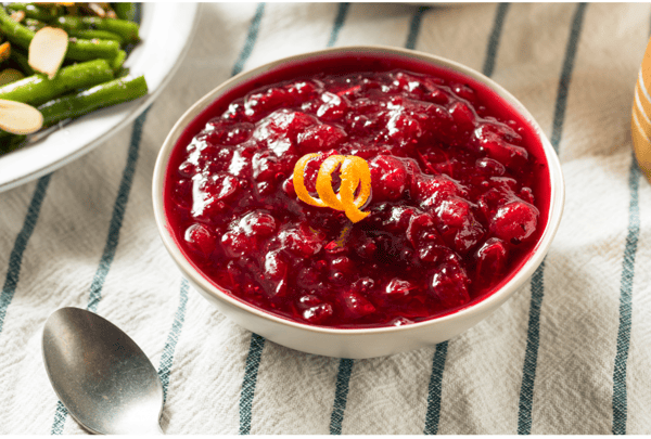 Fresh cranberry sauce