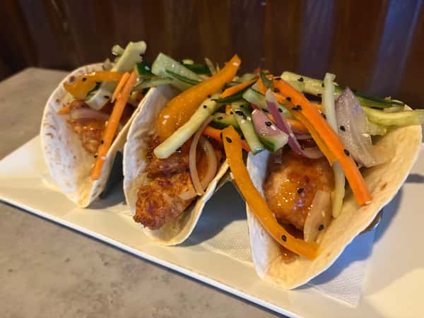 THAI CHICKEN TACOS