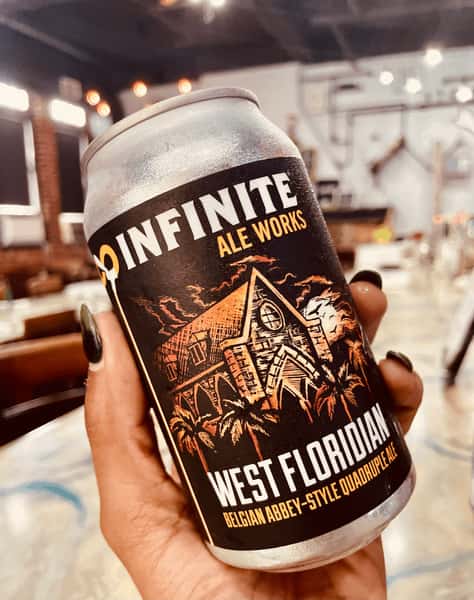 Infinite Ale Works West Floridian Abbey-Style Quadruple Ale (ABV 10.5%)