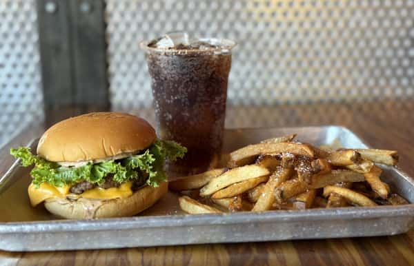 Monday $12 Burger-Fry-Drink Special