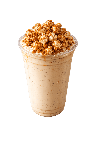 Cracker jack Caramel Popcorn Shake