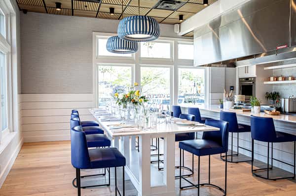 cooking class table