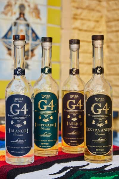 bottles of tequila