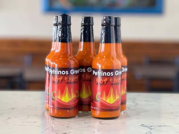 Petrinos Greek Hot Sauce Bottle