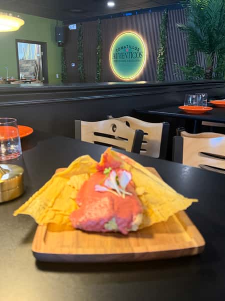 Pink Mole Taco