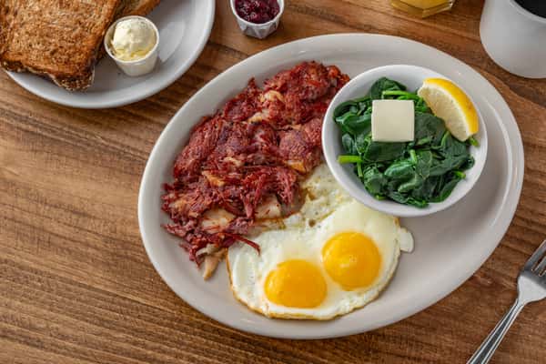 Corned Beef Hash & Eggs