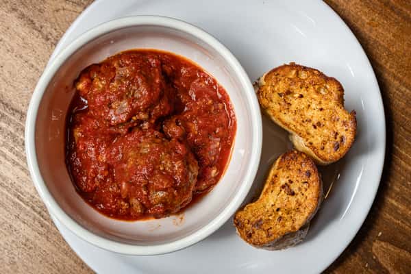 Side of 2 Meatballs with Garlic Bread