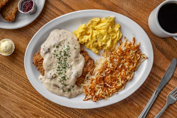 Country Chicken Fried Steak & Eggs