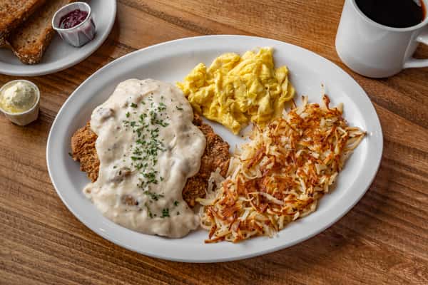 Country Chicken Fried Steak and Eggs
