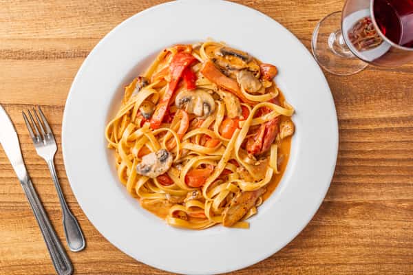 DTC Spiced Butter Shrimp & Fettuccine