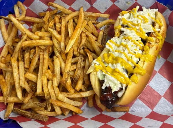 hotdog & fries