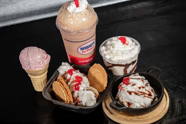 ice cream and desserts