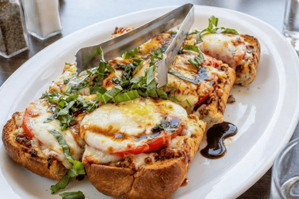 Cheesy grilled catering platter