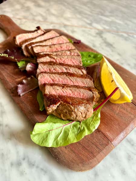 Sirloin 'tagliata' & mixed leaves