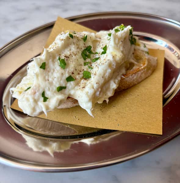 Baccalà mantecato crostino