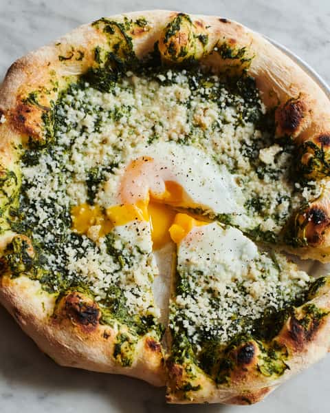 Soft Egg, Spinach & Parmesan