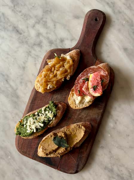 All Four Crostini