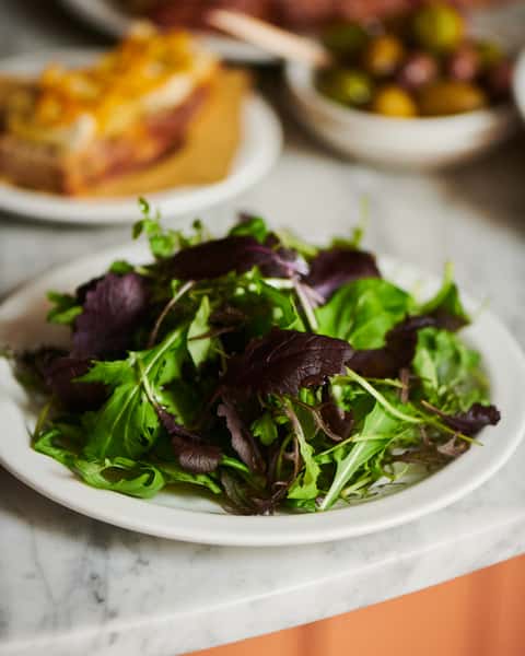 Mixed Leaf with honey & mustard dressing