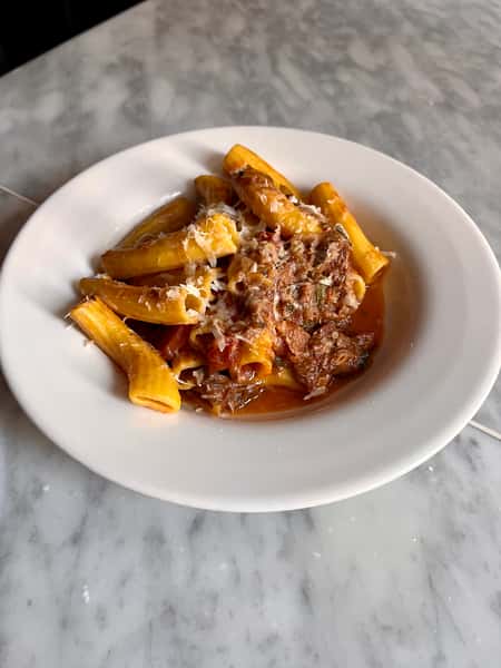 Beef shin rigatoni