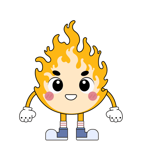 The Flame mascot
