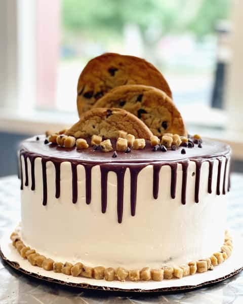 cookie dough cake