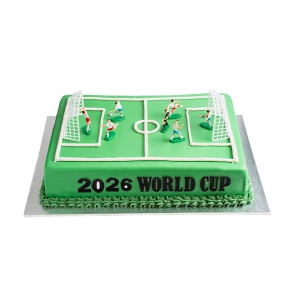 World Cup Cake Square Soccer Field