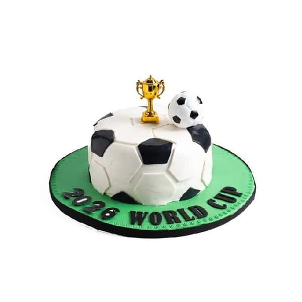 World Cup Cake Round Soccer Ball 8"