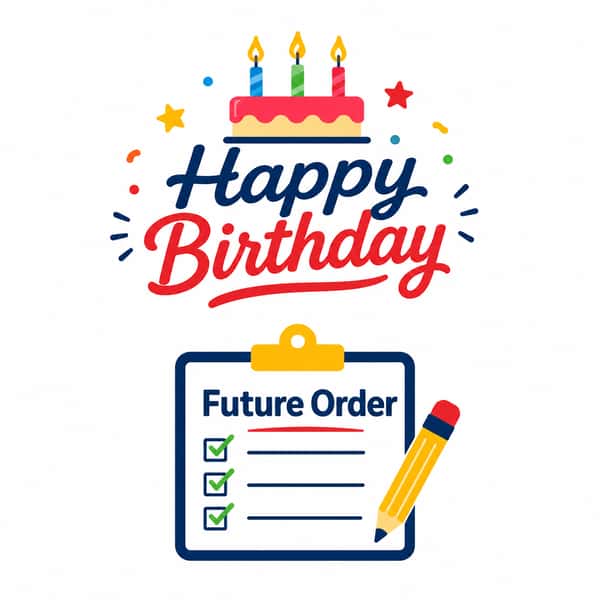 CAKES WITH WRITING / FUTURE ORDERS