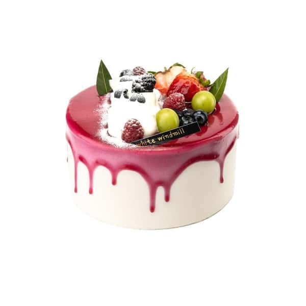 Blueberry Fresh Cream Cake 6"