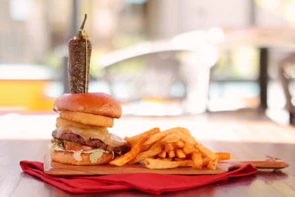 Mile High Jalapeño Burger