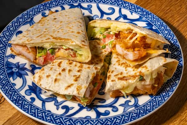 Sweet Chili Shrimp Quesadilla
