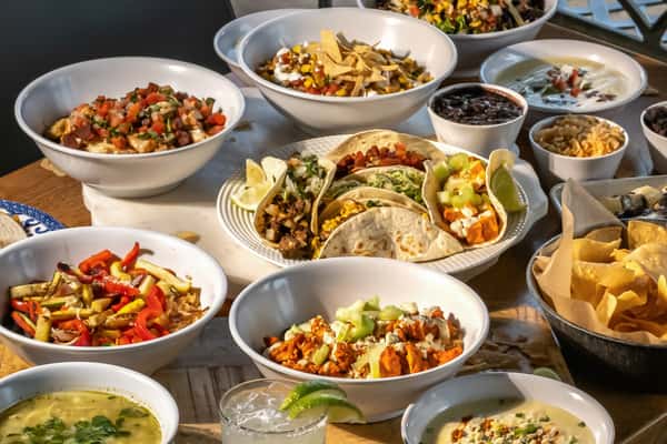 hero photo of multiple plated dishes