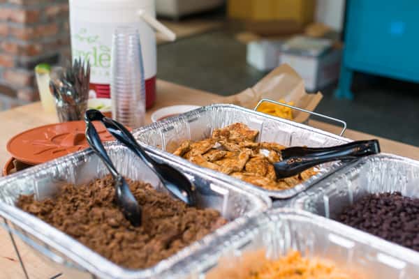 Burrito Bowl Bar (by the head)