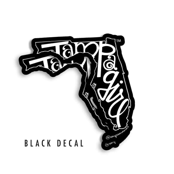 Tampa Girl Decal - Black