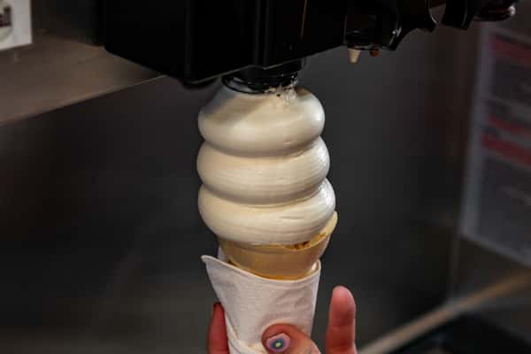 Frozen custard swirls