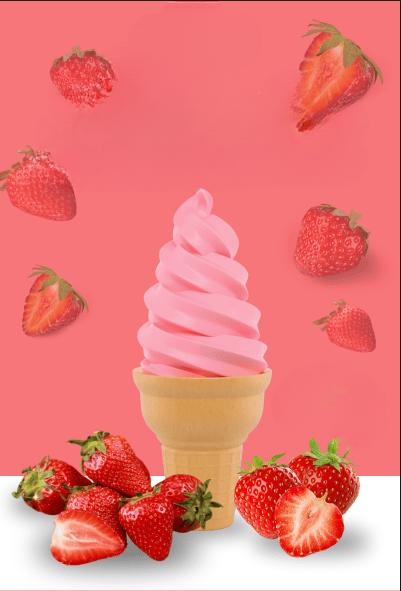 Strawberry Custard