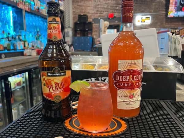 Red and orange drink