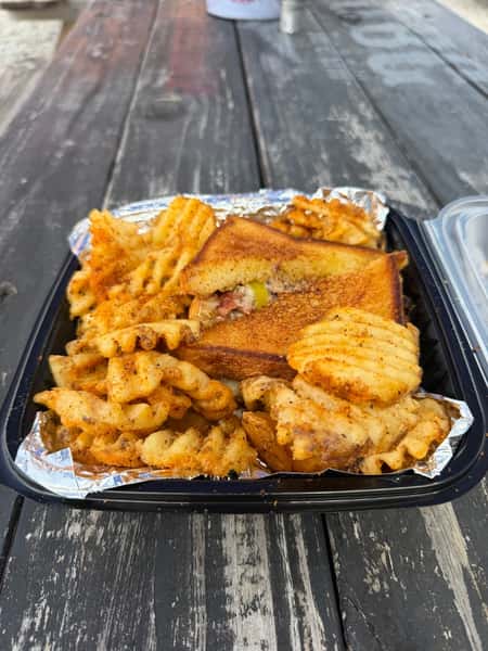 Bacon Brisket Grilled Cheese