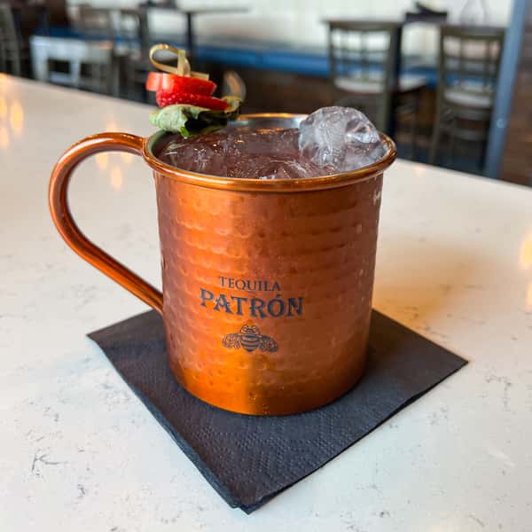 Strawberry Basil Mule